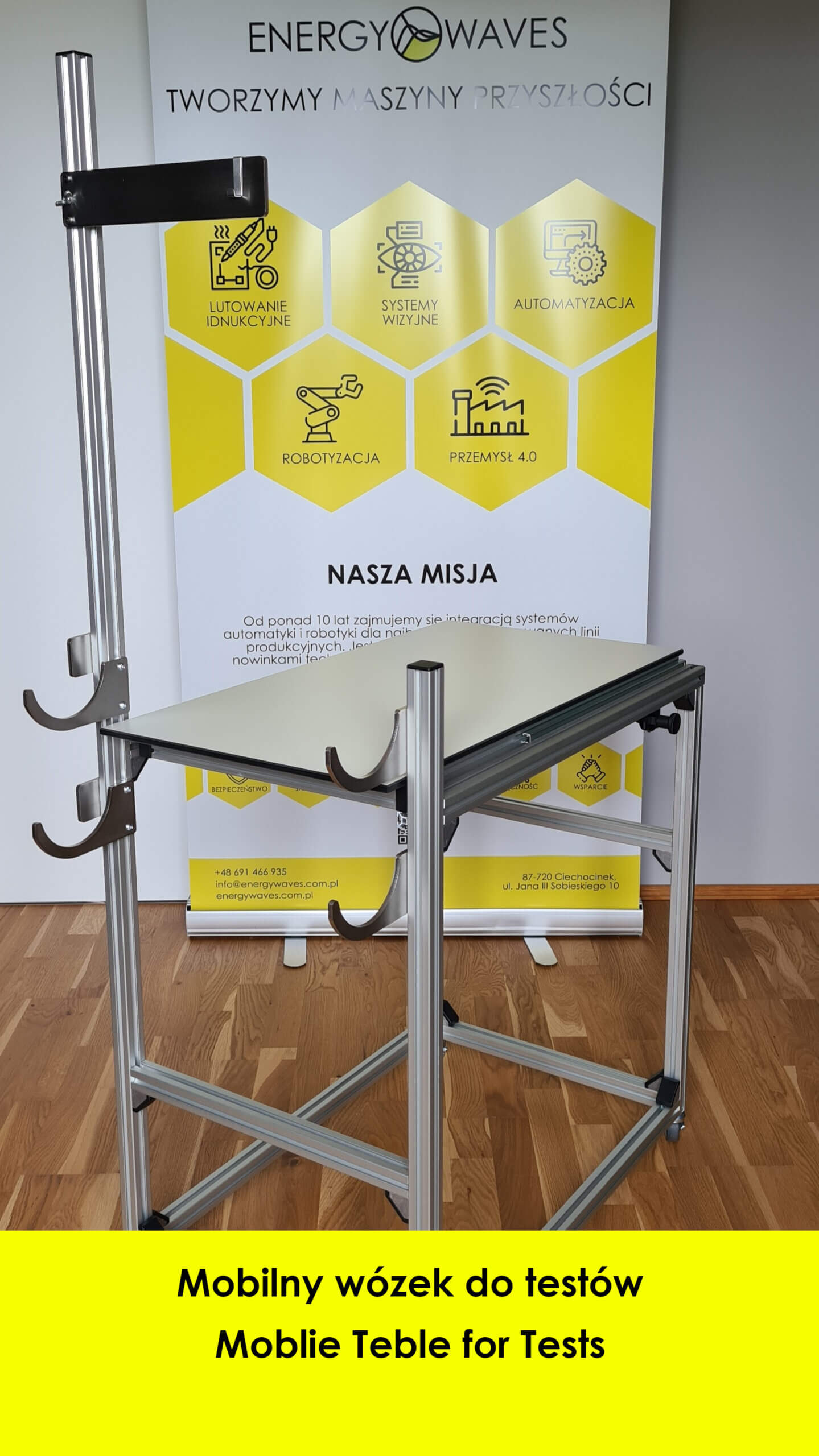 Mobile Table for Cable Tests